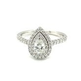 Double Halo Engagement Ring